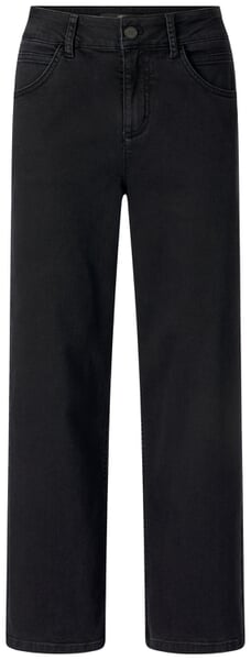 Cropped-jeans til kvinder Sort