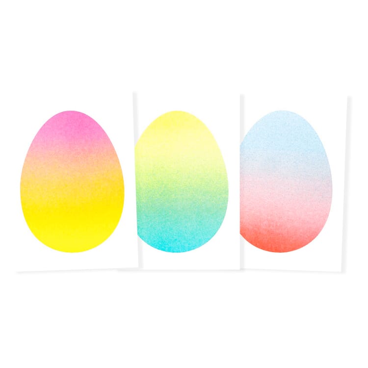 Riso egg postcard set