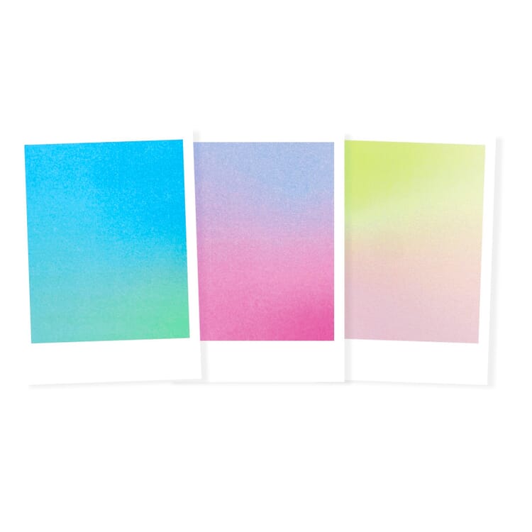Postkarten-Set Riso, Farbverlauf