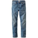 Herenjeans Hank Mid Tapered Blauw