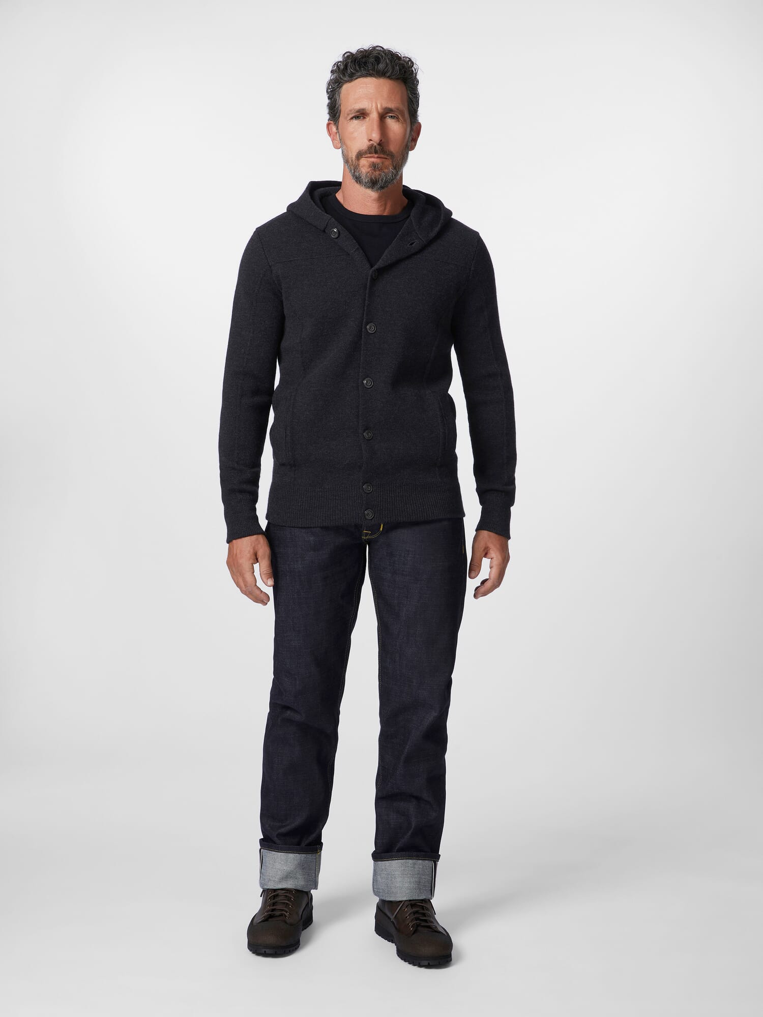 Cardigan capuche homme sale