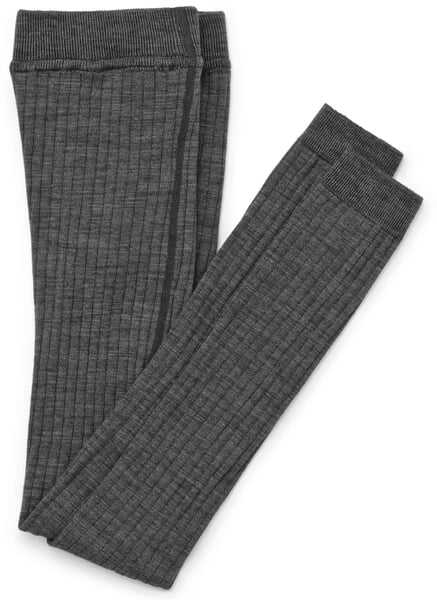 Leggings pour enfants en laine mérinos Gris foncé