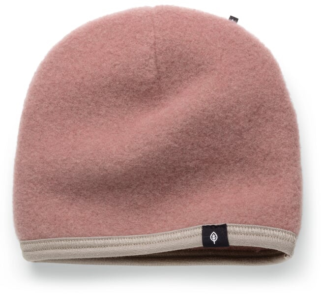 Kinder-Mütze Wollfleece Rosé