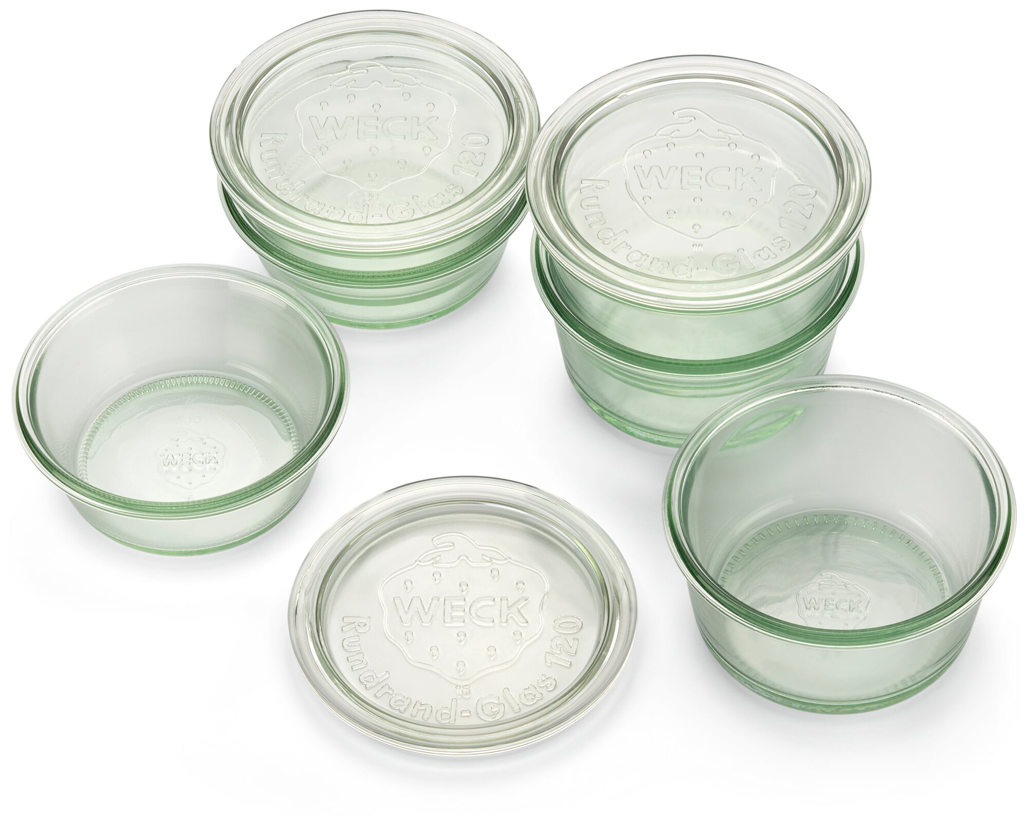 Weck® Gastro glass tableware, 3x lid 120mm