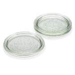 Weck® Gastro porcelæn af glas 3x låg 120 mm