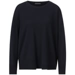 Dames Trui Oversized Donkerblauw