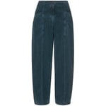 Ladies trousers wide leg Petrol