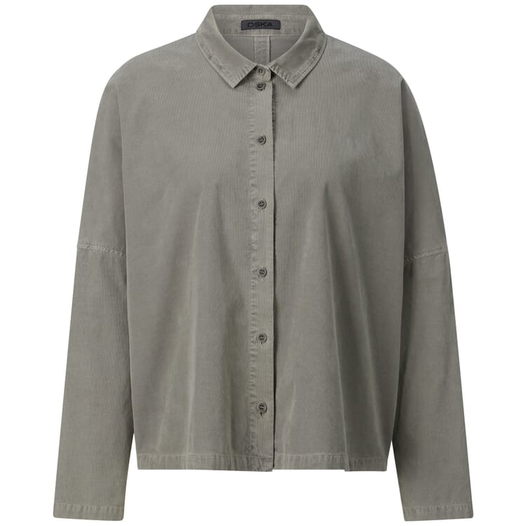 Fløjlsbluse til damer, Lysegrøn
