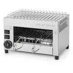 Grill toaster with quartz radiators