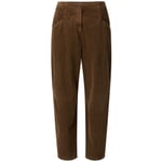 Pantalon à cordon pour femmes Marron