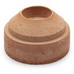 Hoff terracotta candle holder stackable Raw rose