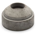 Hoff terracotta candle holder stackable Raw gray