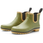 Bottes courtes en caoutchouc pour homme Vert d'olive-noir