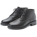 Zapato alto de cordones para mujer Negro