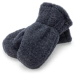 Children's mitten wool fleece Dark blue