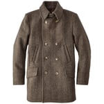 Herrenjacke Doppelreiher Braun-Beige