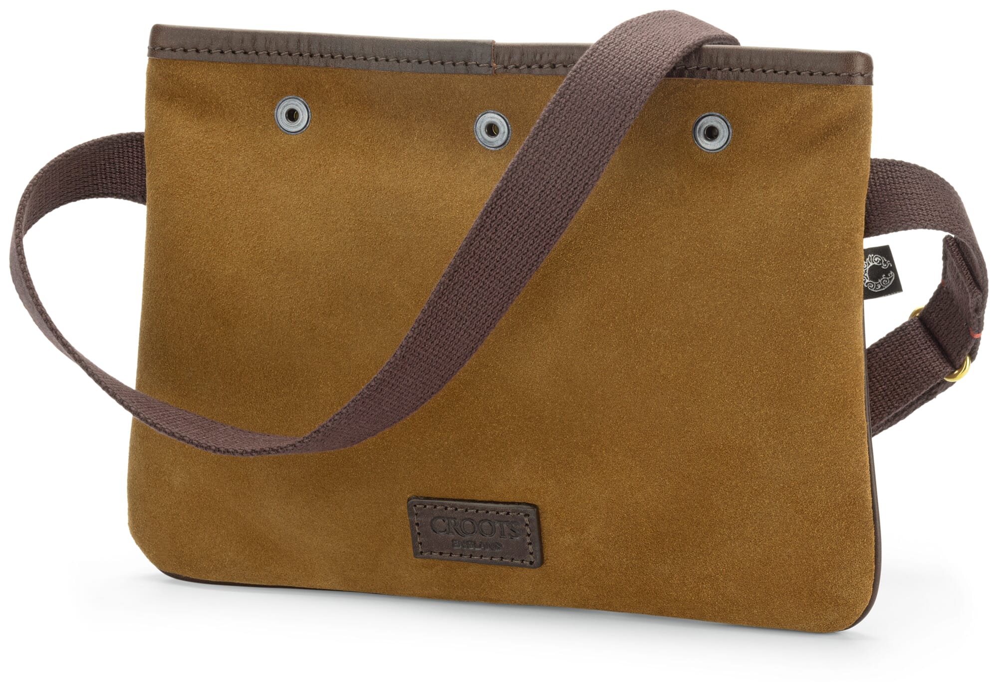Schultertasche Veloursleder, Braun | Manufactum