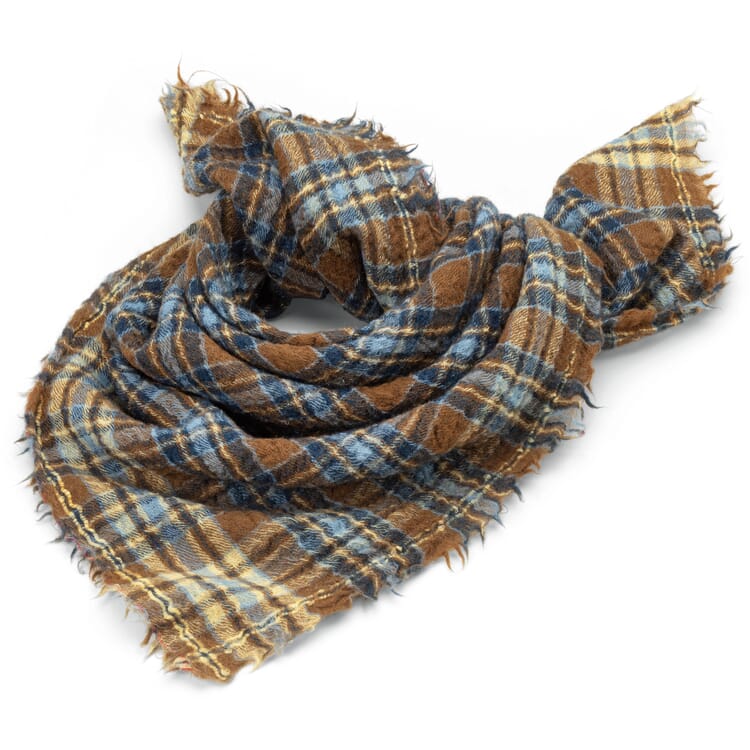 Unisex scarf, brown-leu