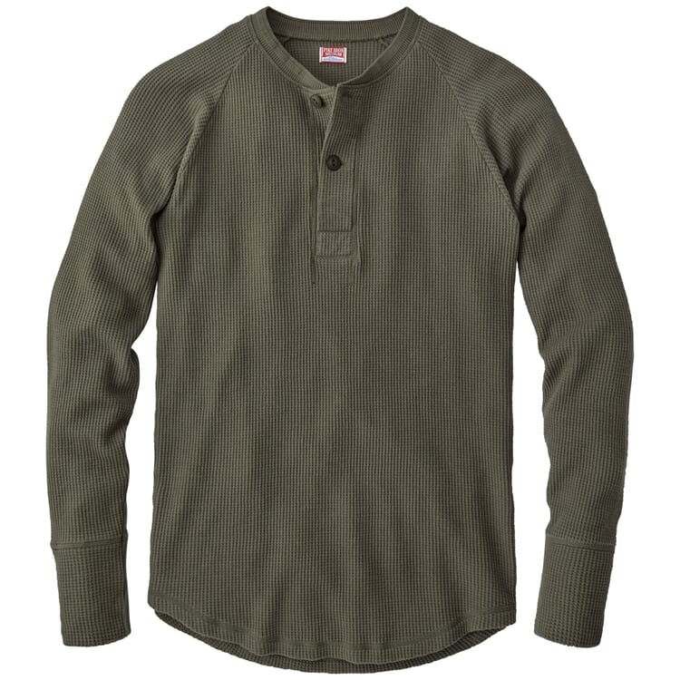 Camicia da uomo a maniche lunghe, Oliva