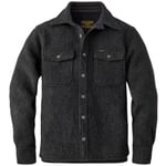 Men overshirt Anthracite melange