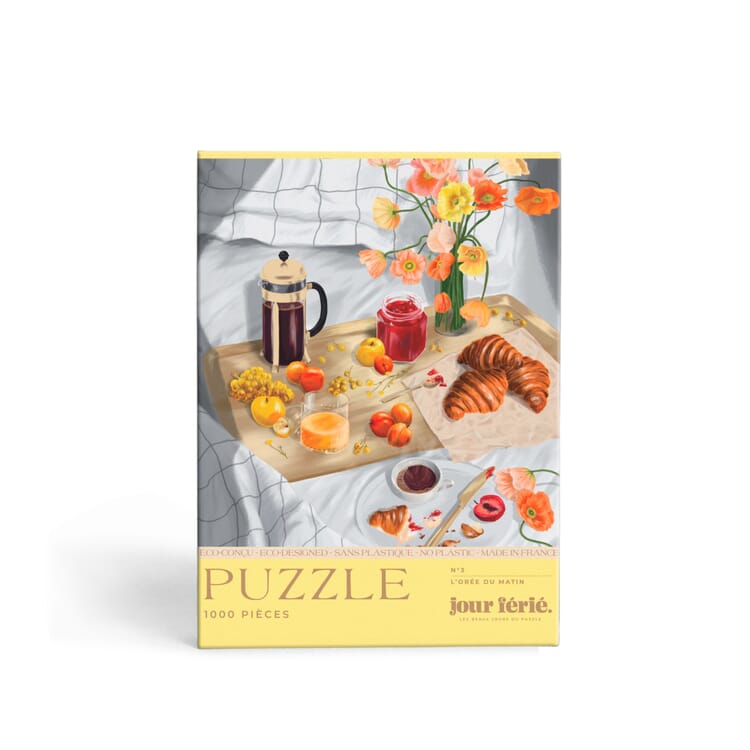 French puzzle, Breakfast 1000 parts