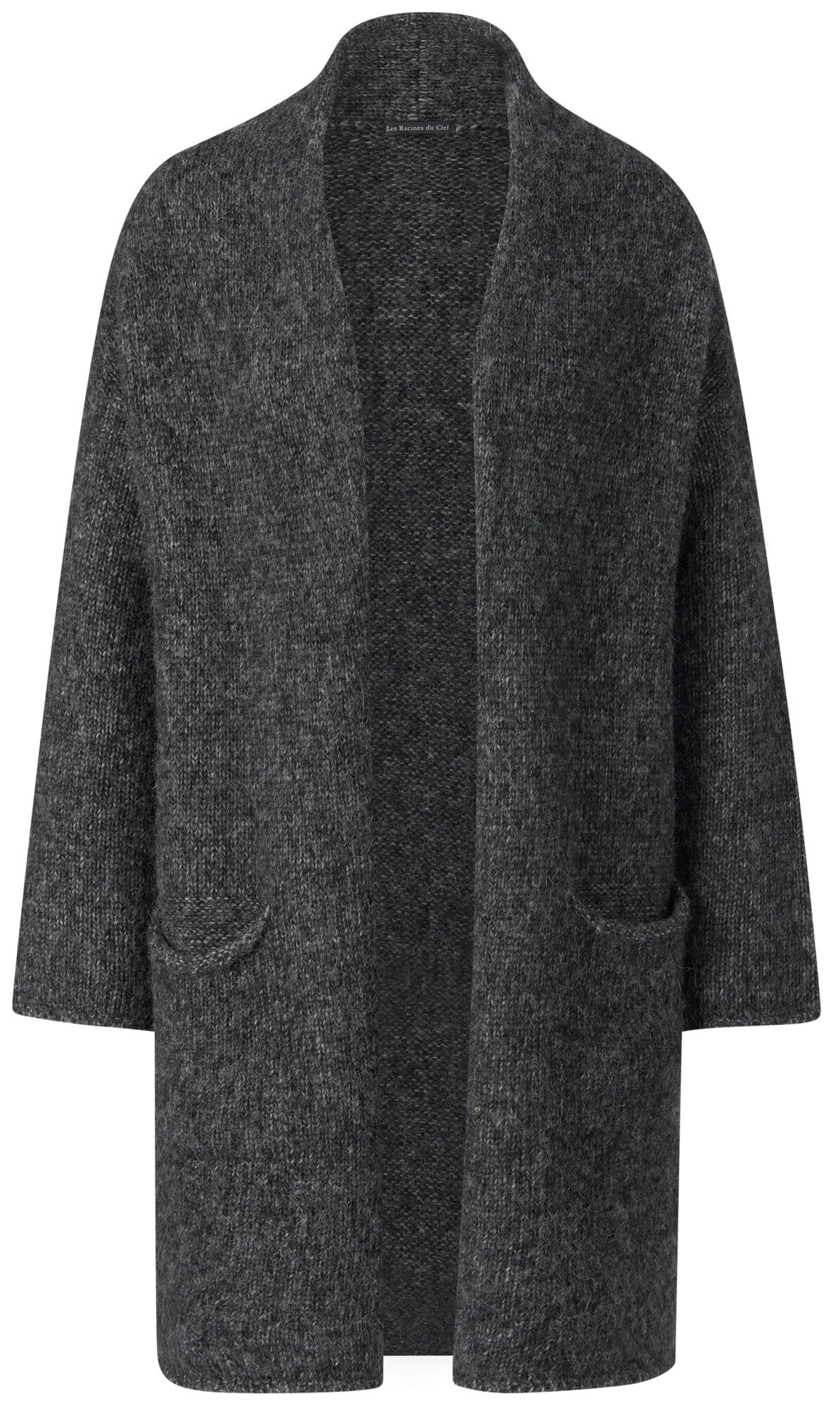 Women's Long Cardigan, Anthracite | Manufactum