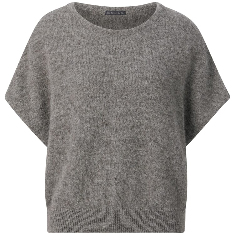 Women's Knit Sleeveless Sweater, Gray