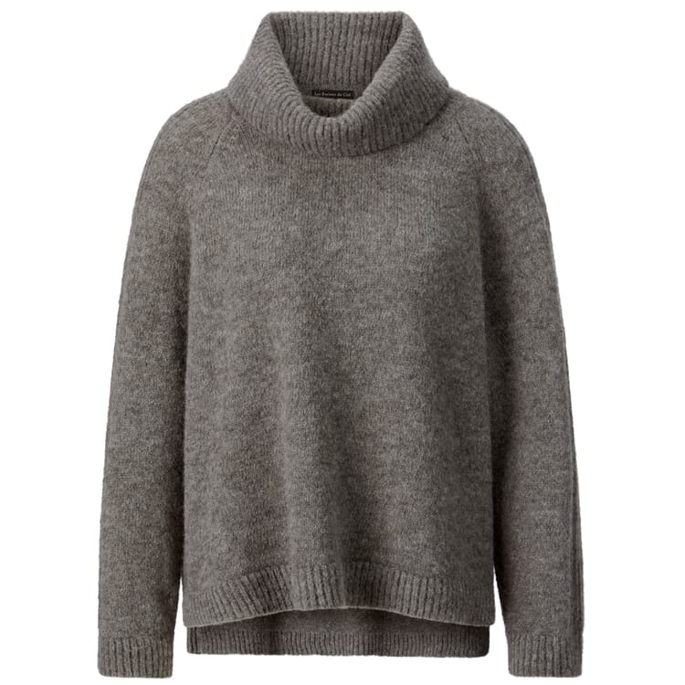 Ladies turtleneck sweater, Gray