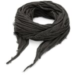 Men's scarf wool, graphite