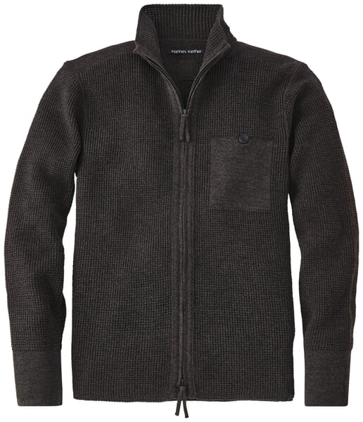 Men cardigan Graphite