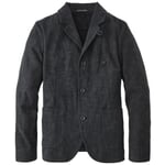 Men's jacket partially lined Grayish