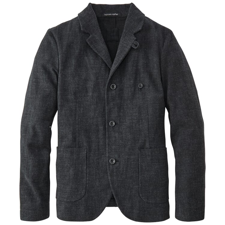 Men's jacket partially lined, Grayish