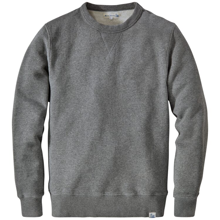 Men sweatshirt, Grey melange