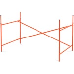 Piètement de table Eiermann 2 Orange vif RAL 2005