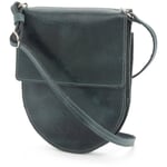 Ladies shoulder bag, small, petrol