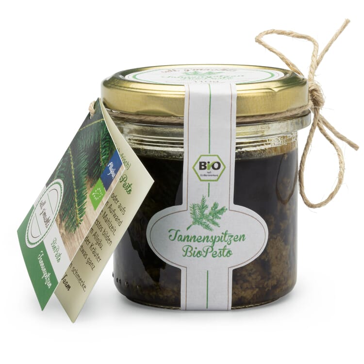 Økologisk pesto med spidser af gran