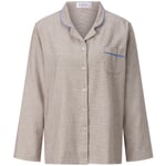 Flannel-pyjamas til damer Beige melange