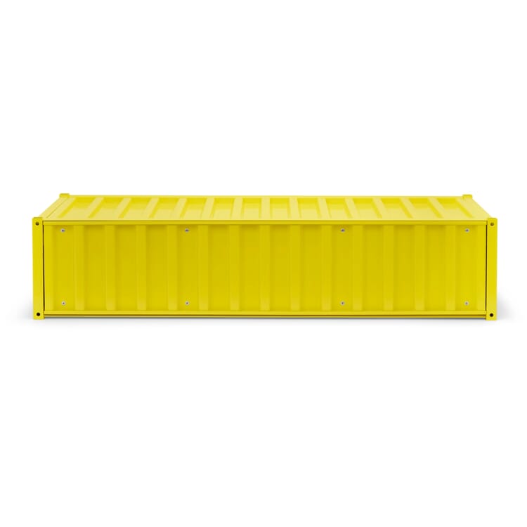 Container DS Flat, RAL 1016 Sulfur yellow
