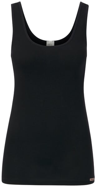 Camiseta sin mangas para mujer Negro