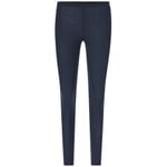 Leggings da donna in lana e seta Blu scuro