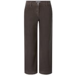 Pantalon à cordon pour femmes Marron