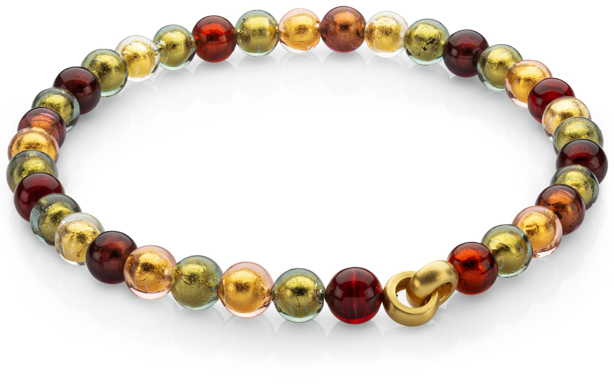 Collier Unique En Verre De Murano - Pièce Artisanale Faite Main, Bijoux Neuf Avec étiquettes