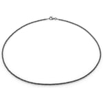 Necklace foxtail oxide, anthracite