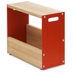 Hocker und Beistelltisch Anna Rotorange RAL 2001