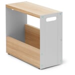 Anna skammel og sidebord Lysegrå RAL 7035