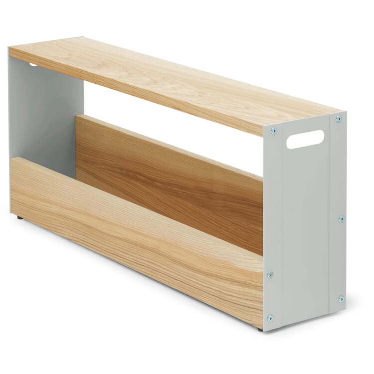 Bank en bijzettafel Anna, RAL 7035 Lichtgrijs