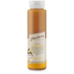 Karamelsauce med passionsfrugt på flaske