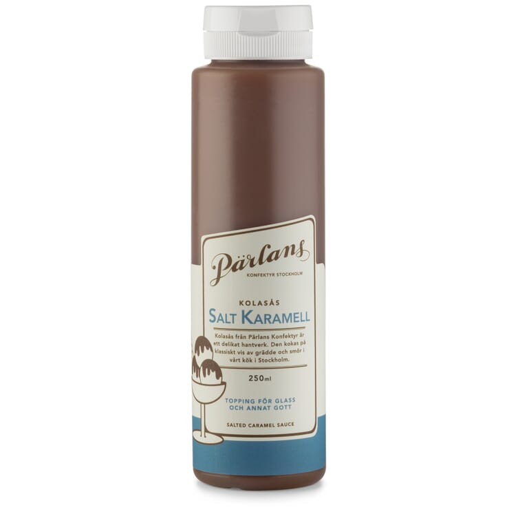 Karamelsauce med havsalt presseflaske