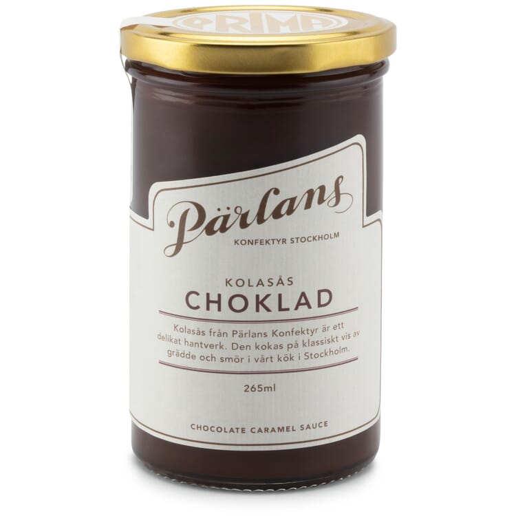 Caramel sauce with chocolate