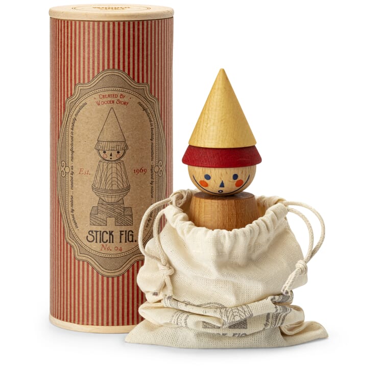 Plug-in-figur af træ, Nr. 04